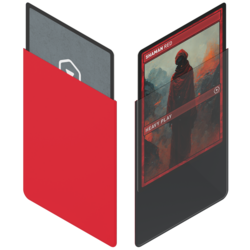 Heavy Play Standard Card Sleeves Shaman Red (100)